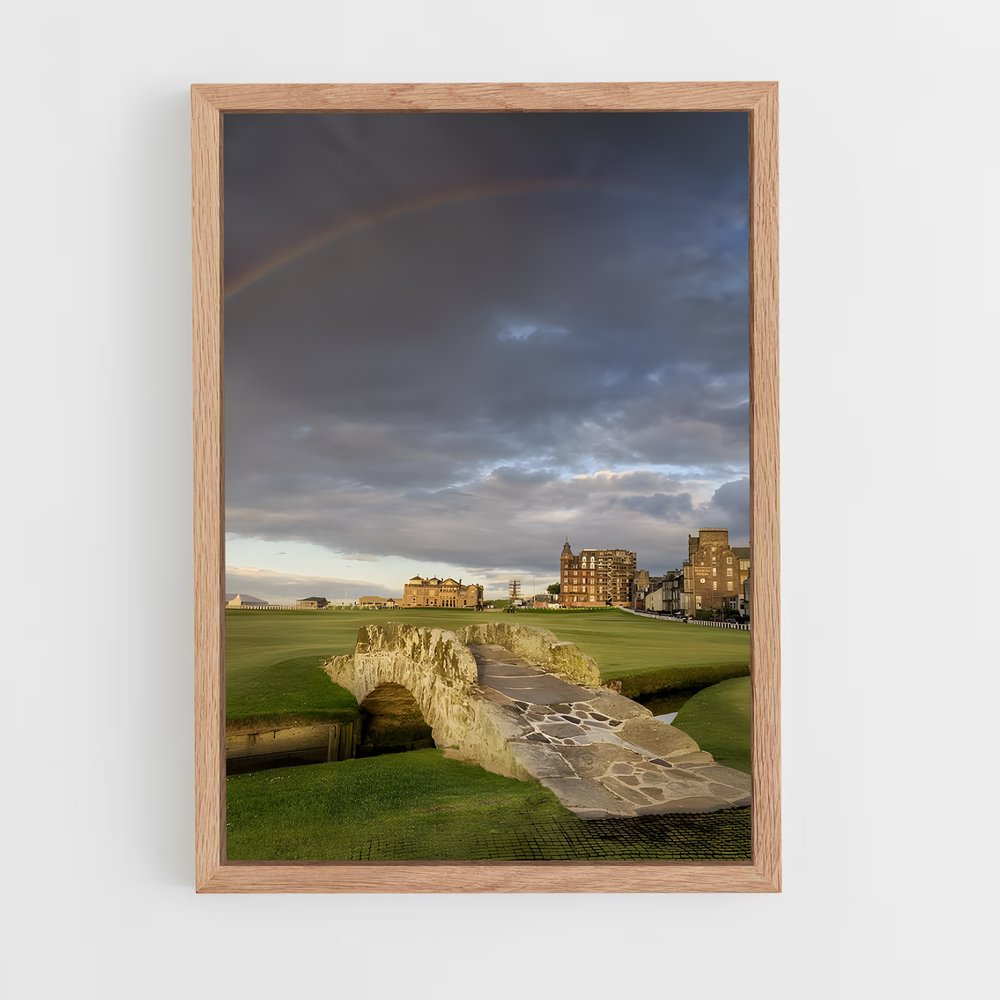 Poster Arc-en-Ciel sur le Green – affiche Golf (vue 4)